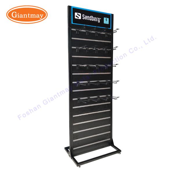 Buy Metal Slatwall Hanging Hook Mobile Accessories Display Stand at wholesale prices