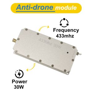 Anti UAV 30W RF Power Amplifier Module with RS485 Communication 433mhz Frequency