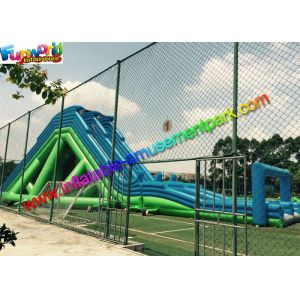 Popular Giant Commercial Inflatable Slide Hippo Obstacle Slide With PVC