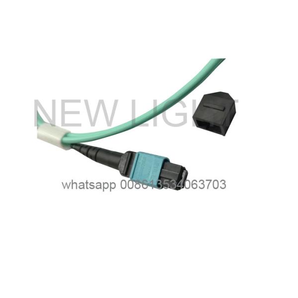 Buy MTP / MPO - LC Duplex 12 Core Fiber Optic Cable Multimode OM3 / OM4 at wholesale prices