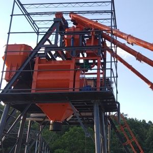 Bucket Type 25m3/H To 100 M3/H Full Automatic Wet Batch Concrete Plant Mixing