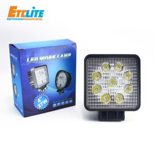 Etclite Super Bright 24V 12V Spot Led Light Truck Tractor Boat 4X4 4Inch 27W