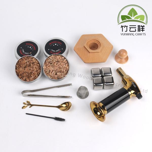 Buy Cocktail Smoker Kit with Torch - 4 Flavors Wood Chips - Birthday Bourbon Whiskey Gifts for Men, Dad, Husband at wholesale prices