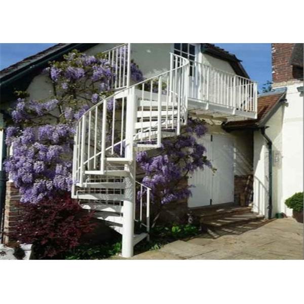 Buy Contemporary Galvanized Modern Spiral Staircase Space Saving Outdoor at wholesale prices