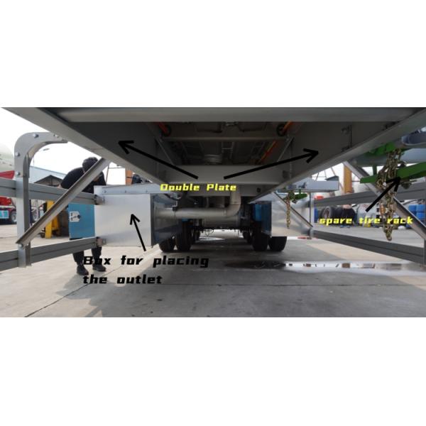 Aluminum Diesel Tanker Trailer for Sale in Ghana | Oil Tank Prices | CIMC Tank