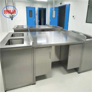 China Integral Stainless Steel Lab Bench for Laboratory with As Drawing Cabinets on sale