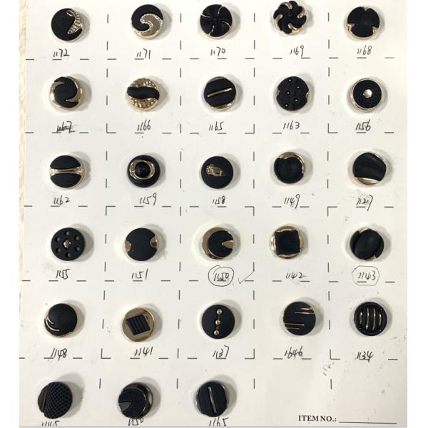 wholesale large quantity plastic shirt coat button shine stone button for garment