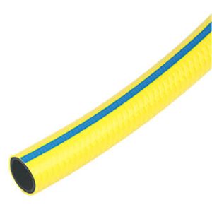 green PVC 3-layers braided uv resistant garden hose with yellow ray