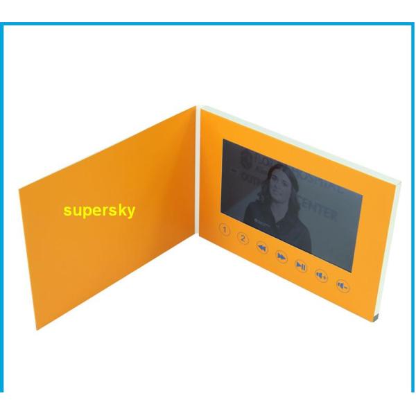 Eco Friendly Direct Mail Video Card , Popular Lcd Screen Wedding Card