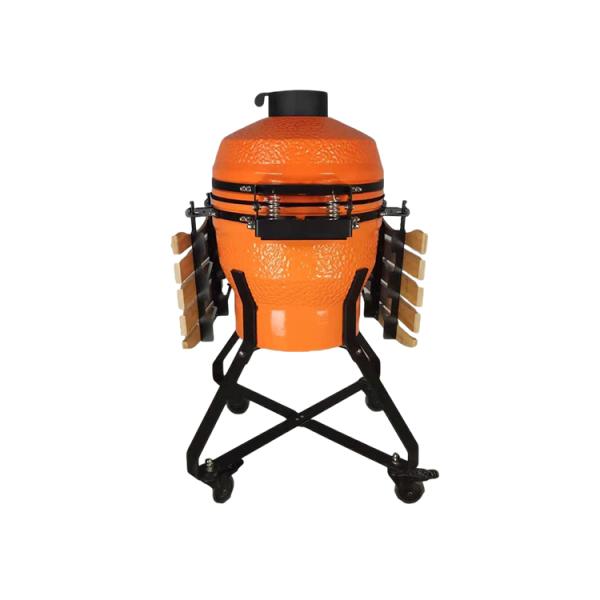 Kamado BBQ 18 Inches Original Outdoor Ceramic Grill Auplex Charcoal Egg Kamado for Outdoor Kitchen
