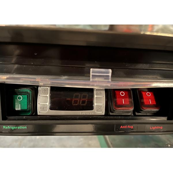 Deluxe 6 Swinging Full Length Glass Door Refrigerated Merchandiser Remote