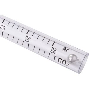 TIG MIG Plasma Torches 0-25ml Flow Tester for Plastic Argon Co2 Gas Flow Testing