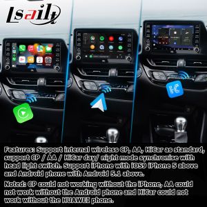 Toyota C-HR CHR Android 13 multimedia interface with android auto carplay