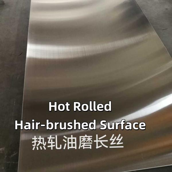 Buy Hot Rolled Hair-Brushed ASTM TP316L Stainless Steel Plate NO.4 Surface With 4*1500*6000mm at wholesale prices