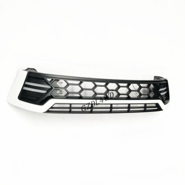 Hilux Body Parts Red LED Front Grill Mesh For Toyota Hilux Revo 2015 2018