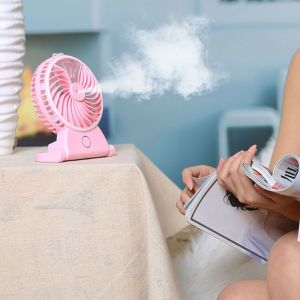 3.5 W Mini Portable USB Fan 130*170*120mm Easy Operate 1200mA Batteries