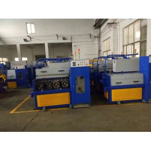 15KW Customized Wire Drawing Machine , Small Copper Wire Making Machine