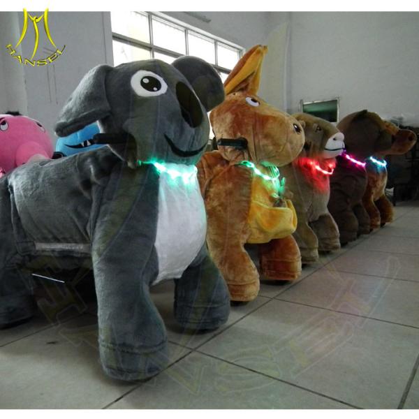 Buy Hansel electric riding animals walking animal bike battery animals car 4 wheels bike happy rides motorized animals rides at wholesale prices