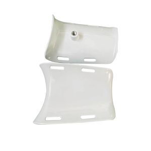 White Plastic Leg Rests For Hospital Gynecological Beds