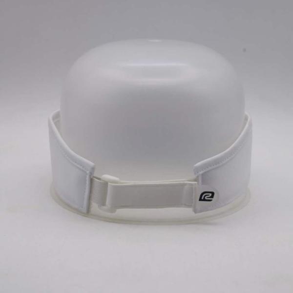 White Youth Visor Hats , Quick Dry Trendy Running Visor Cap With Velcro Closure
