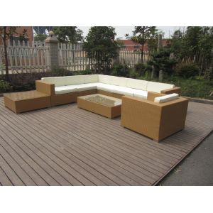 9pcs rattan big sofa set