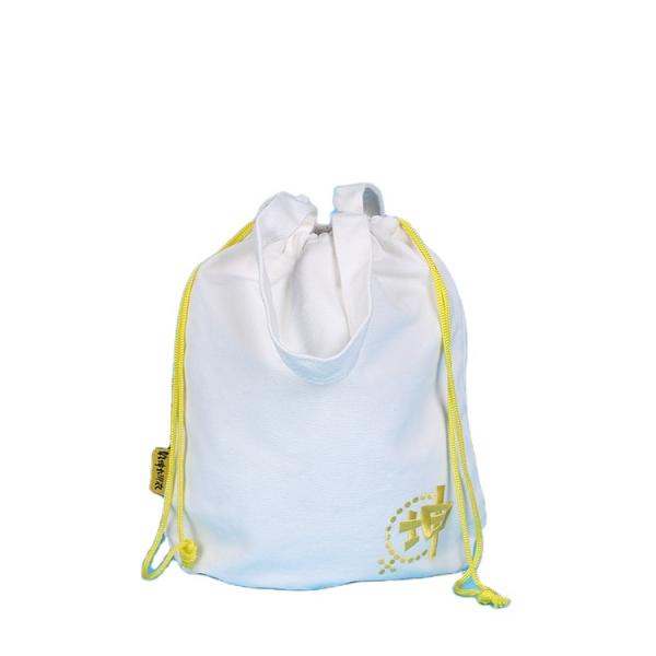 Buy Reusable Cotton Tote Bags With Heat Transfer Printing And Color Contrast Zipper at wholesale prices