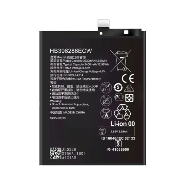 Buy 3320mah Huawei Honor 10 Lite Battery Replacement HB396286ECW at wholesale prices