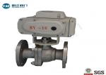 ASME B16.34 SS 304 Electric Ball Valve AC 220V Type For Oil Industry