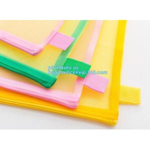 mesh file bag A4 paper bag dictionery bag for student and office, mesh document