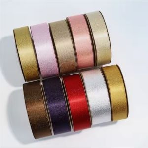 High Tenacity Polyester Satin Ribbon Gift Box Packing Custom Printed Logo