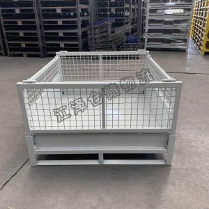1000mm Width Foldable Stillage Pallet Cage With Optional Wheels Available