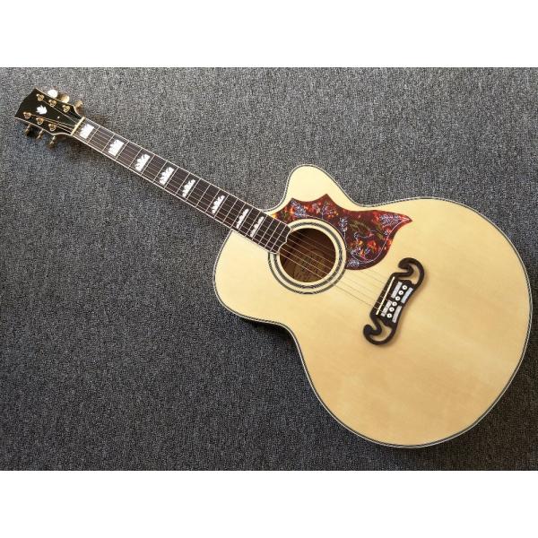 Factory Chibson style customization J200 Acoustic Guitar Cutaway Acoustic