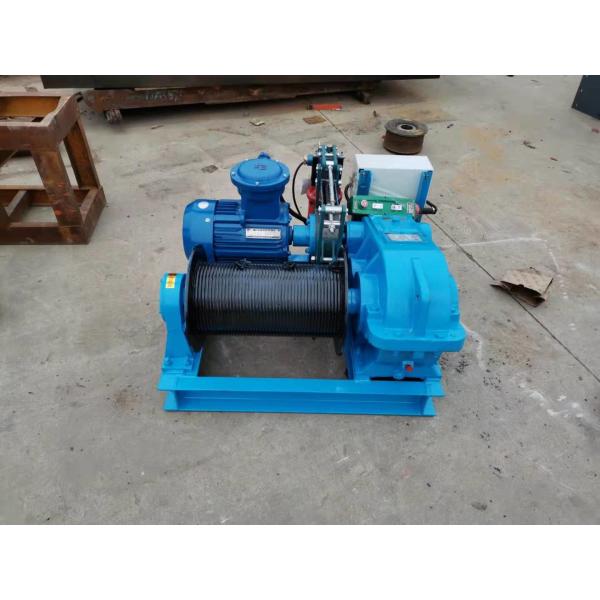 Buy High Speed Industrial Electric Winch , Electric Wire Rope Winch 2 Ton With Button Control at wholesale prices