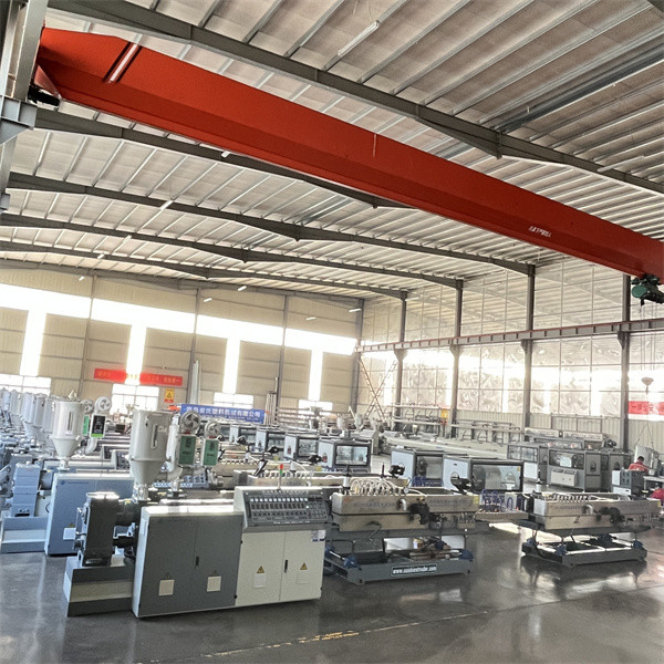 Water / Wind Cooling Spiral Pipe Extrusion Line Plastic Bridge Prestressed Post Tensioning