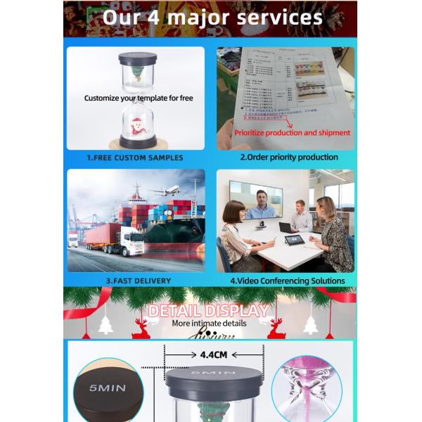 Plastic Hourglass Christmas Pink For Brushing