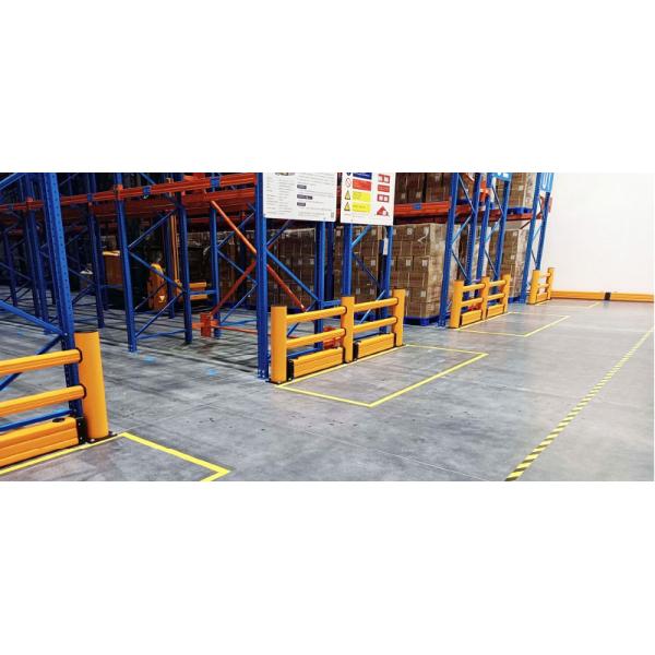 Polymer Ground Safety Barrier Warehouse Safety Barrier Traffic Guardrails