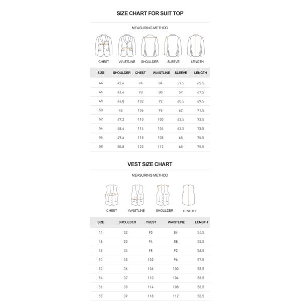 Anti-wrinkle Men's Business Suit in Classic Black and White Stripes with Notch Lapel