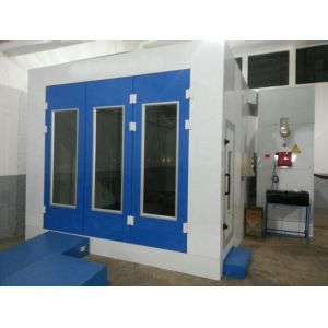 CE Certified Car Spray Booth with Air Circulation System 1 x 7.5kw Direct Drive