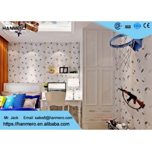 Black And White PVC Modern Removable Wallpaper Contemporary Wall Coverings