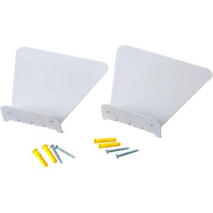 Wall Mounted Book Shelf for Bedroom Bathroom Kitchen Iron Floating Shelves in