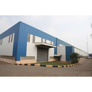 Durable Industrial Steel Frame Building Prefabricated Workshop 、