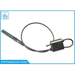 Easy To Adjust 1.5mm Steel Cable Gripper With Loops For HVAC Ducting Hanging