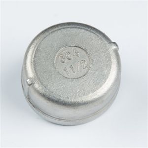 304 Tank Cover Conical Head With Stainless Steel Pipe Cap