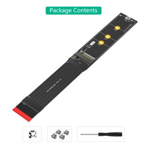 M.2 NVMe SSD Extension Cable 20cm High Speed 64Gbps