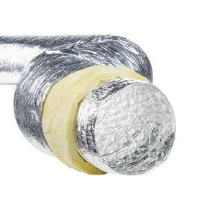 China Ventilation Insulated Flexible Air Duct / Flexible Aluminum Foil Duct on sale