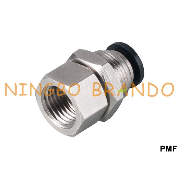 Buy PMF Series Straight Pneumatic Tube Fittings Quick Connecting at wholesale prices