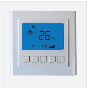 China Electronic Digital Room Thermostat For Air Conditioning System , White Color on sale