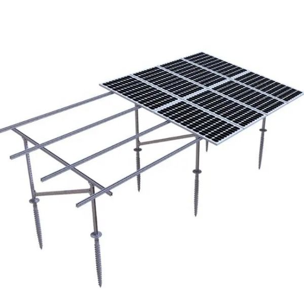 Ground Mounted Solar Module Mounting Structure Snow Load 1.5KN/m2 and Wind Load