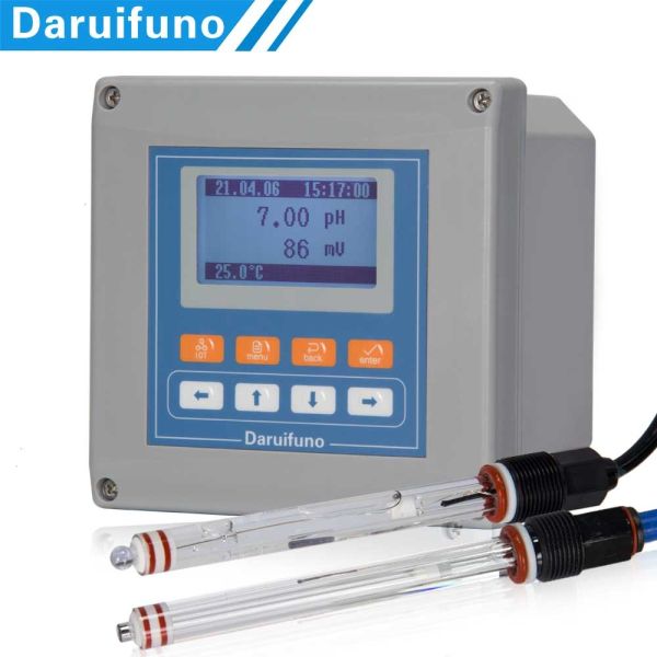 Buy 2 Sensors RS485 PH ORP Controller Dual Channel Analyzer For Water Quality at wholesale prices