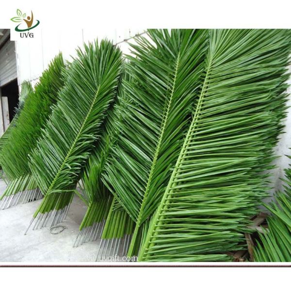 Buy UVG PTR010 Artificial Coconut Tree Leaves outdoor landscaping green plam at wholesale prices